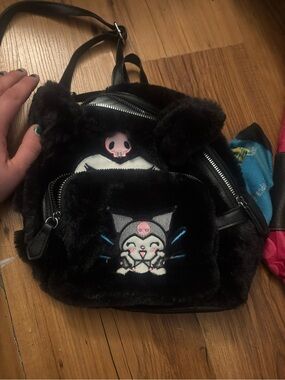 Mini Kuromi velvet backpack